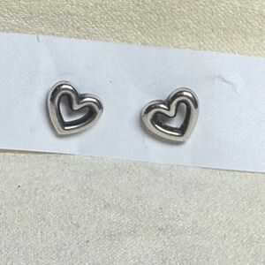 James Avery Heart Stud Earrings